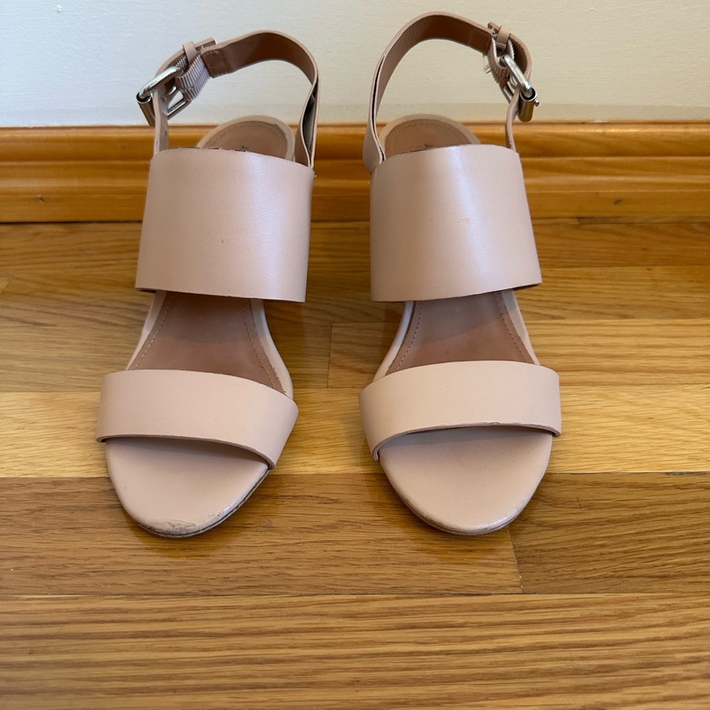 & Other Stories Nude Heeled Sandals